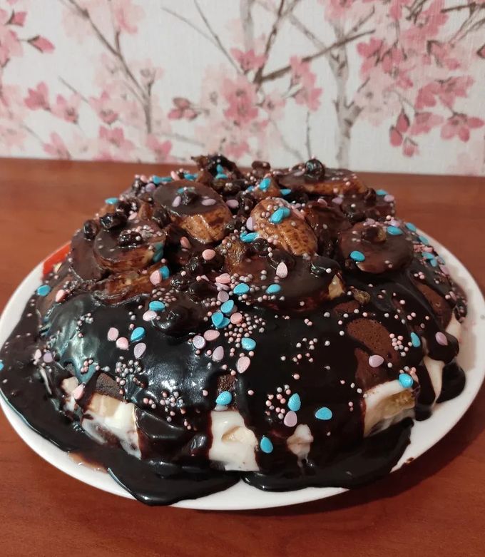 Фото Торт "Вулканічна насолода" 😍.