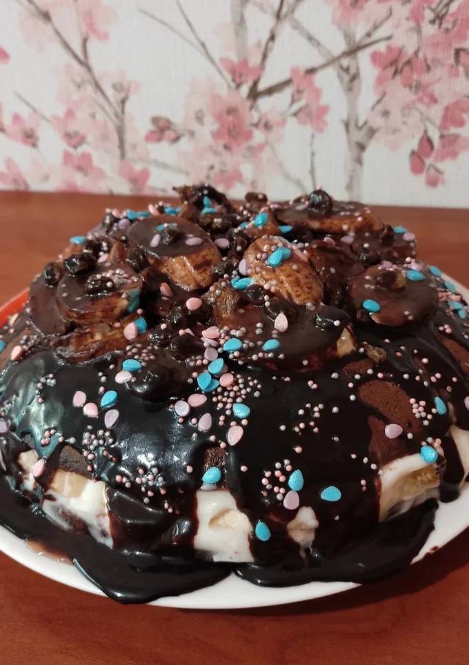 Торт "Вулканічна насолода" 😍