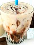 Smoothie banane-choco façon Stracciatella