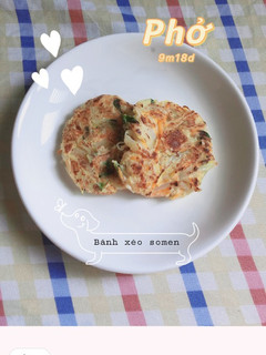 Hình của món Bánh xèo somen.