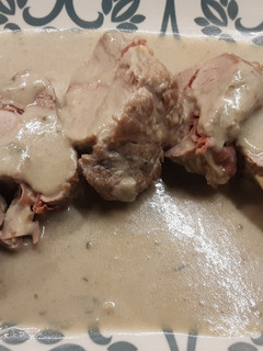 Una foto de Solomillo de cerdo en salsa