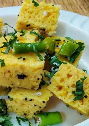 વાટી દાળ ના ખમણ (Vati Dal Khaman Recipe In Gujarati) રેસીપી મુખ્ય ફોટો