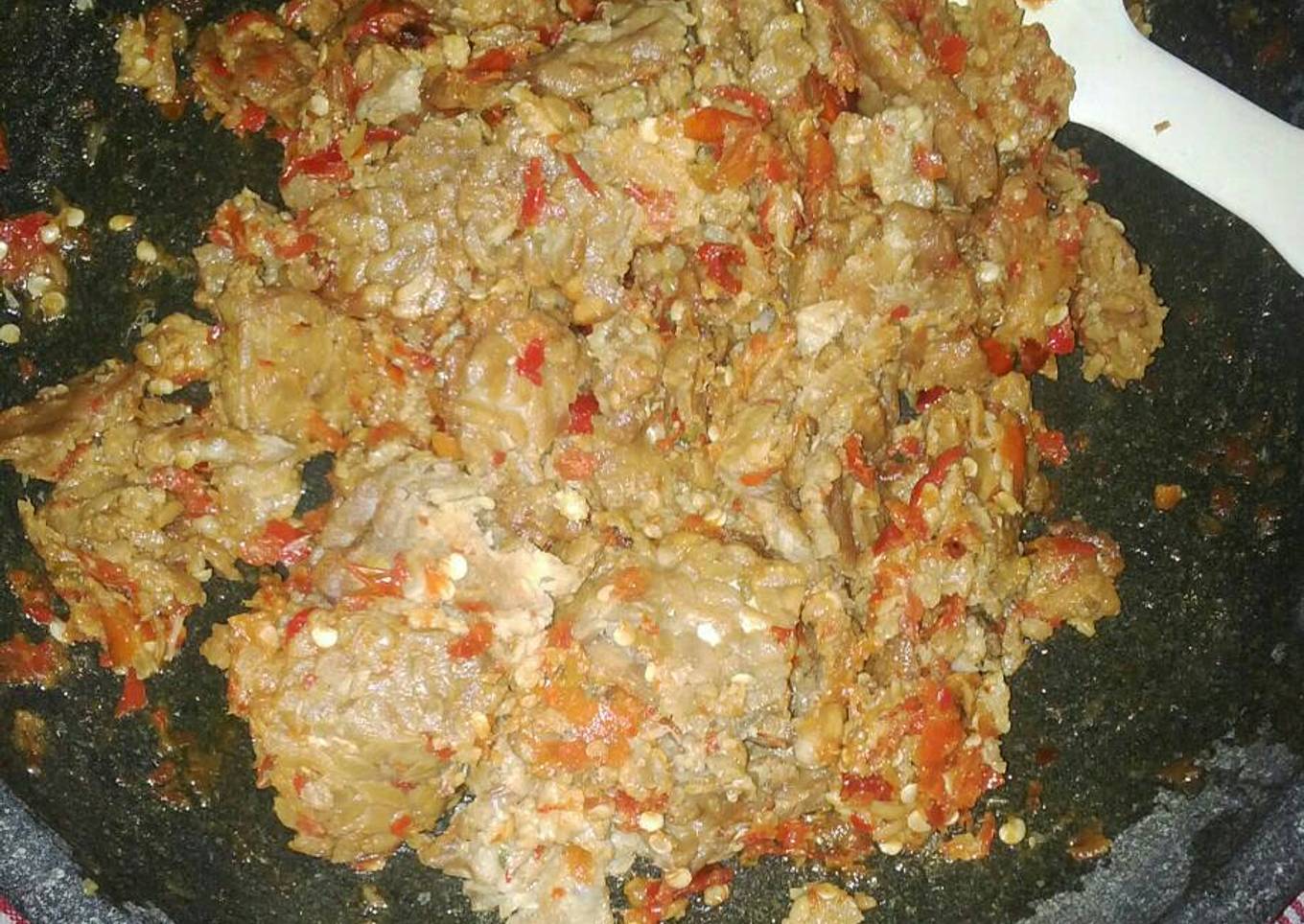 Tempe Geprek ala Cha