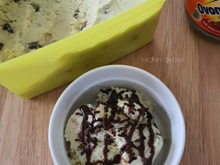 Cara Membuat Es krim homemade rasa alpukat chocochip Untuk Jualan