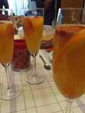 Agua de Valencia con fresas