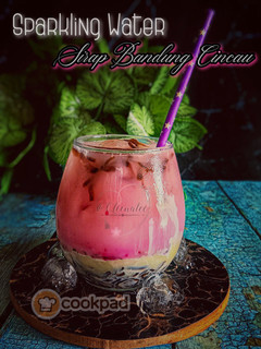 Gambar Sparkling Water Sirap Bandung Cincau