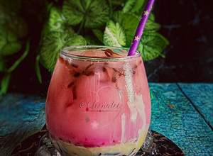Gambar Sparkling Water Sirap Bandung Cincau