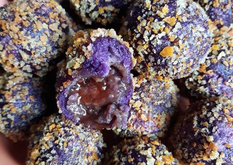 Bola ubi ungu Gula merah