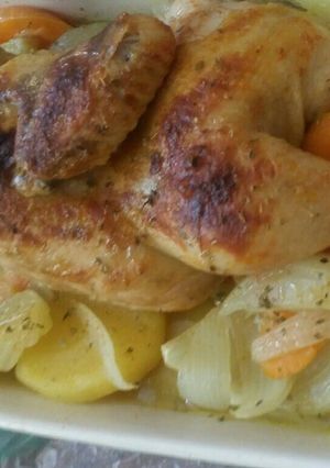 صورة لوصفة صينيه الدجاج و البطاطا