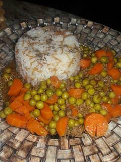 صورة لوصفة يخنه البازيلا والجزر