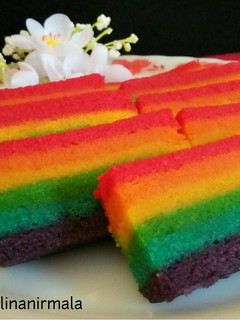 Foto resep Rainbow cake