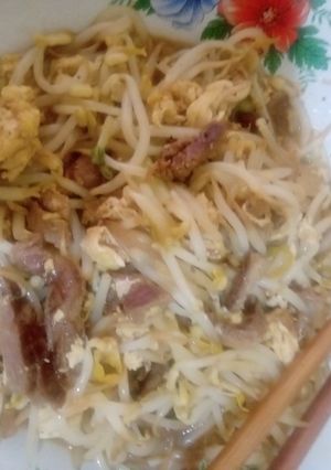 Foto resep Taoge daging lada hitam