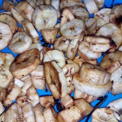 A picture of Rosemary deep fried plantains.