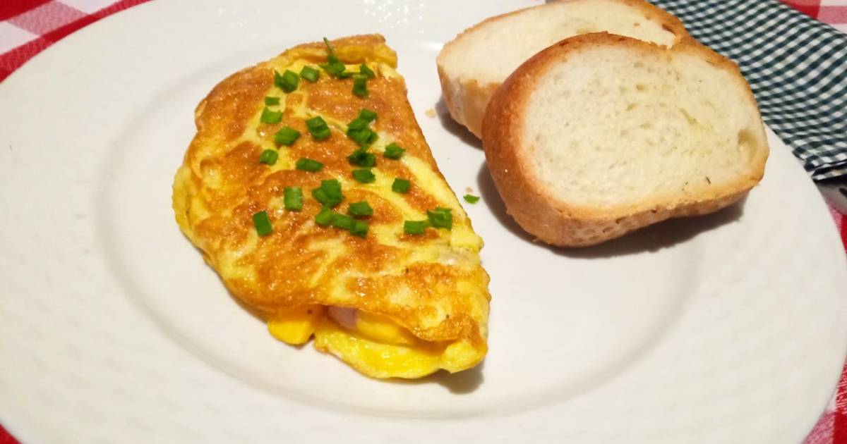 Receta de Omelette de jamón y queso estilo Diner Receta de Betsabé