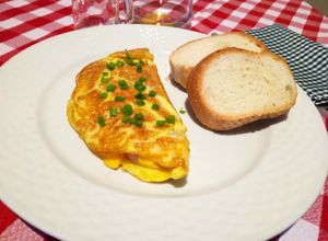 Una foto de Receta de Omelette de jamón y queso estilo Diner