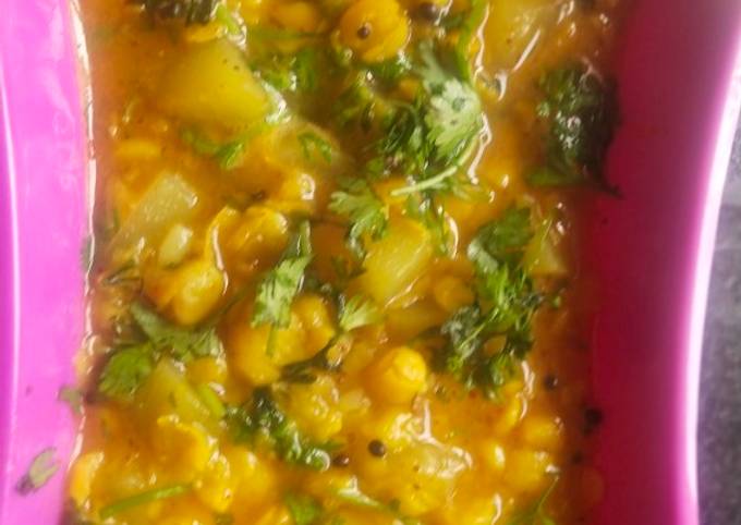 Recipe of Perfect Lauki chanadaal sabji