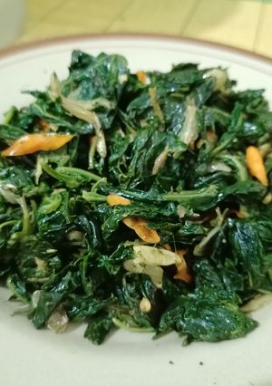 Foto resep Oseng daun singkong