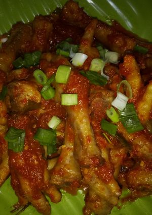 Foto resep Ceker Mercon Pedas Manis Mirip Bumbu Bali(?) 😂
