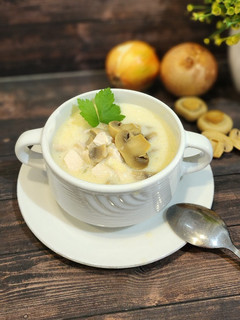 Foto resep 307. SUP KRIM AYAM JAMUR