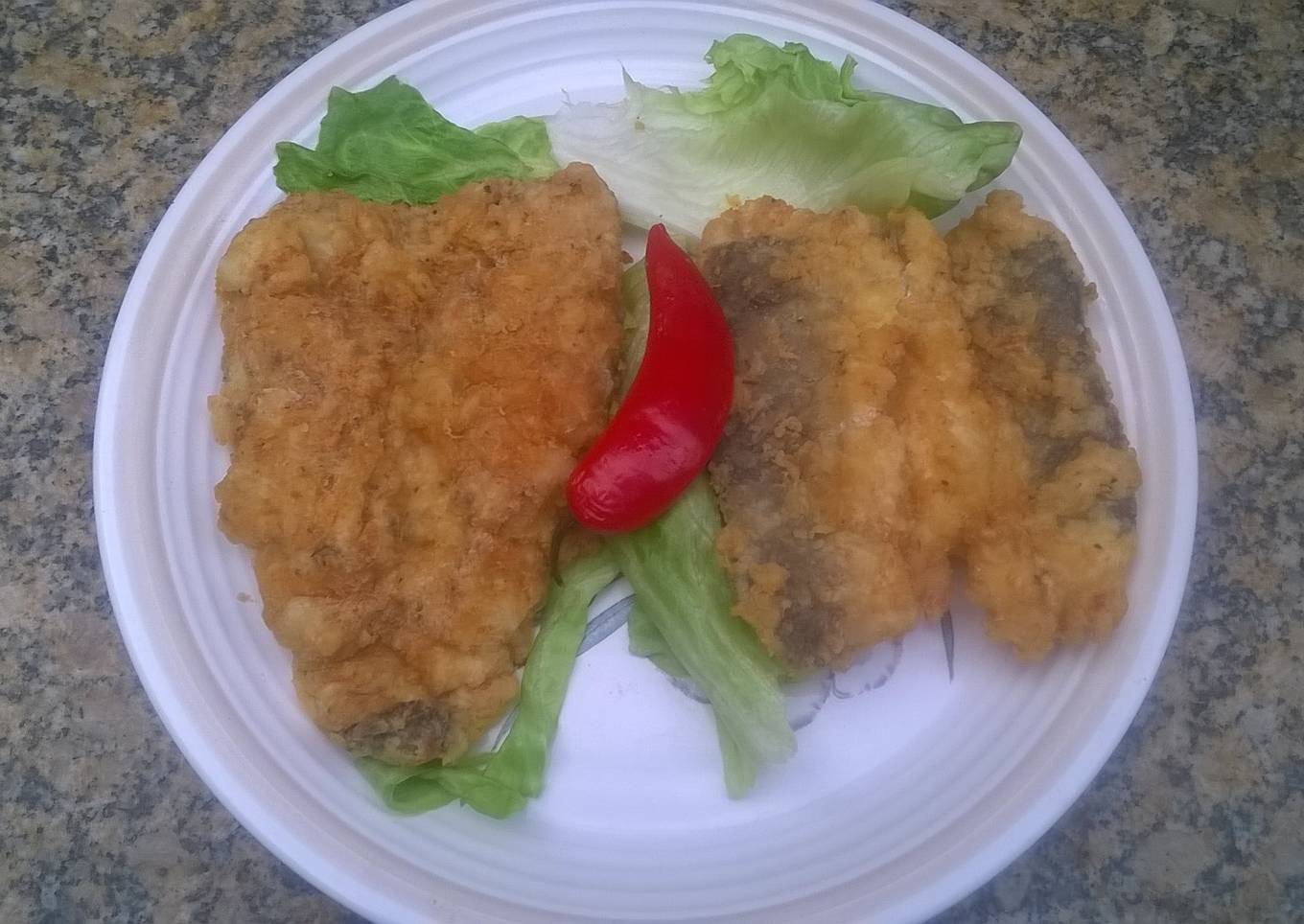 Fried crispy fish