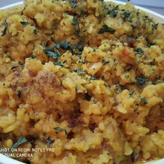 A picture of Dry Moong Dal(yellow).