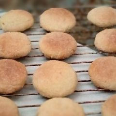 Snickerdodle cookies A picture of Snickerdodle cookies.