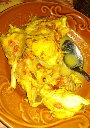 Foto resep Opor ayam tanpa santan