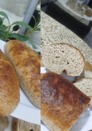 صورة لوصفة توست طحين قمح الحبة الكاملة🍞🥪🥖