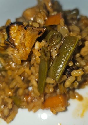 Una foto de Arroz con verduras