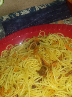 A picture of Spaghetti Stir Fry.