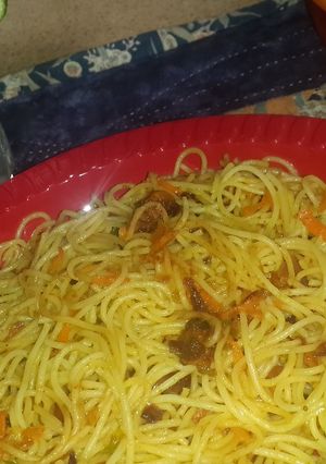 A picture of Spaghetti Stir Fry.