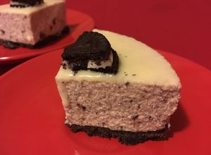 Foto principal de Tarta de yogur griego de stracciatella