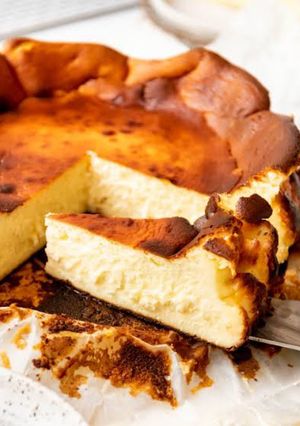 Foto resep 132. Basque Cheesecake