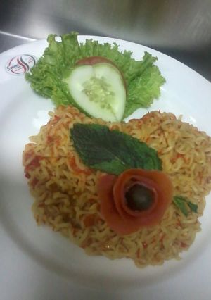 صورة لوصفة اندومي على طريقتي