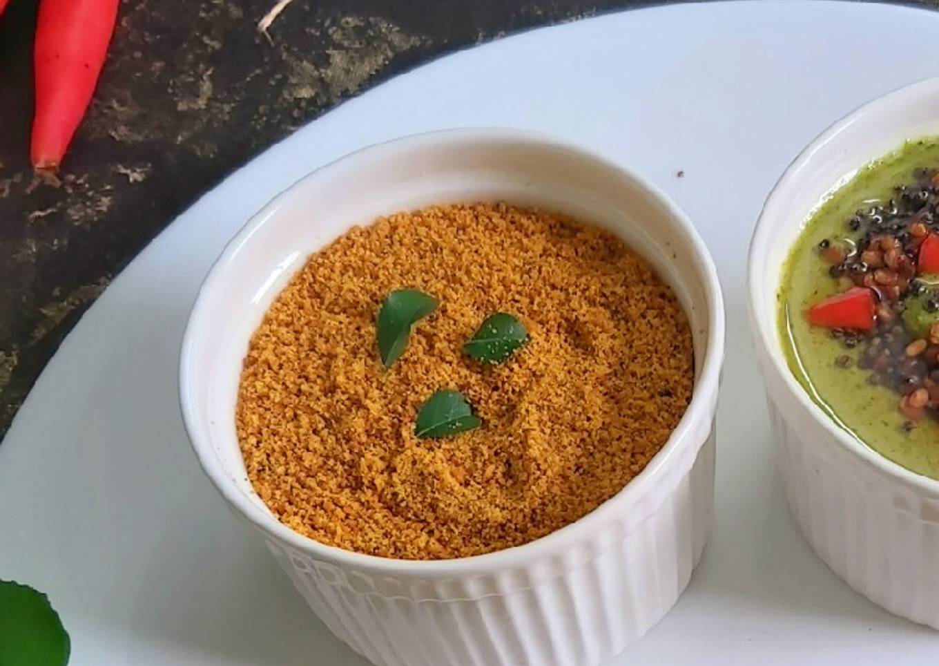 South-Indian Karuvepalai Podi | Curry-leaves Gun Powder