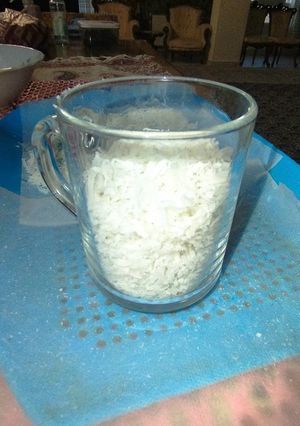 عکسی از دستور پودر نارگیل خانگی