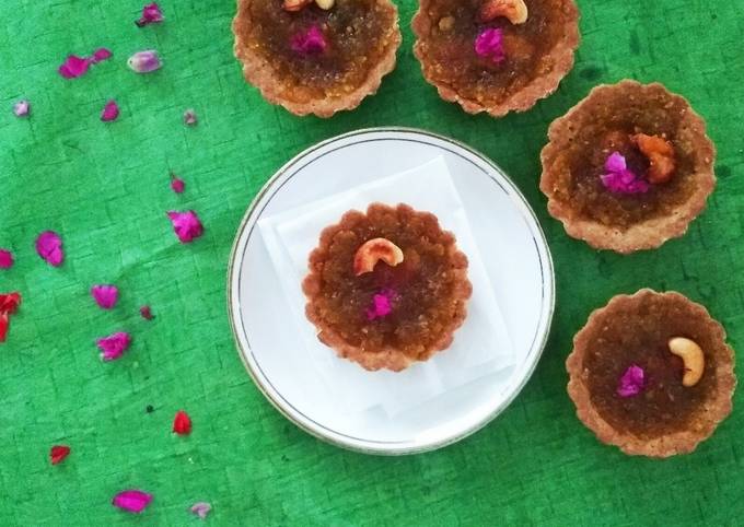 Buckwheat Ash Gourd Halwa Tartlets