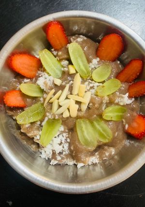 A picture of Chilled Ragi & Coconut Sweet (Finger millet).