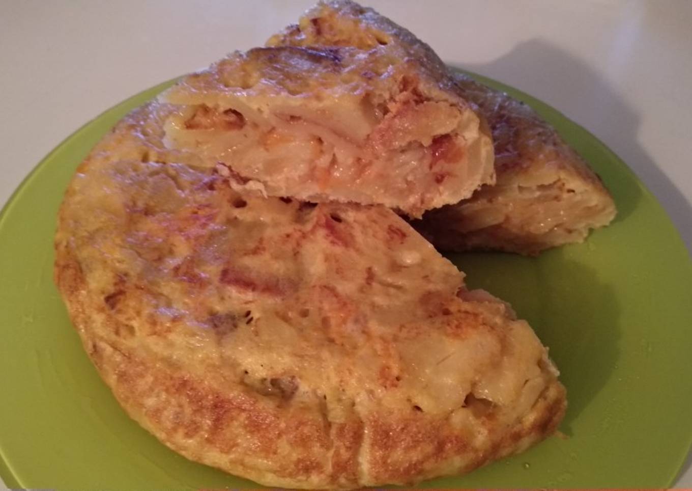 Tortilla de patatas y calabaza