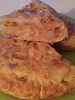 Una foto de Tortilla de patatas y calabaza