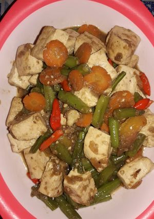 Foto resep Buncis, tahu dan wortel tumis kecap ala JSR