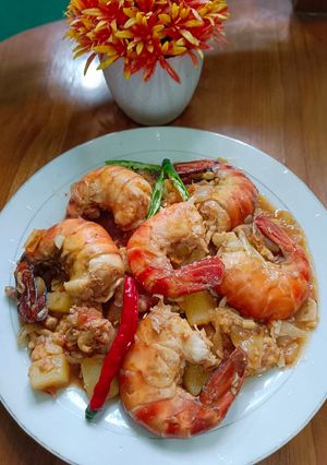 Foto resep Tumis udang gala