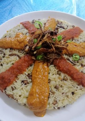 صورة لوصفة كشري بصوص الماسالا