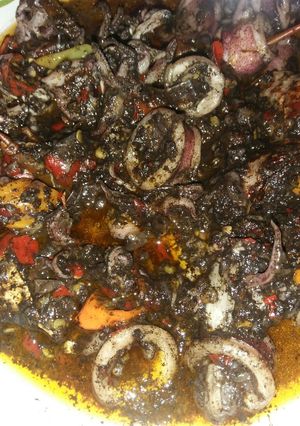 Foto resep Cumi masak hitam