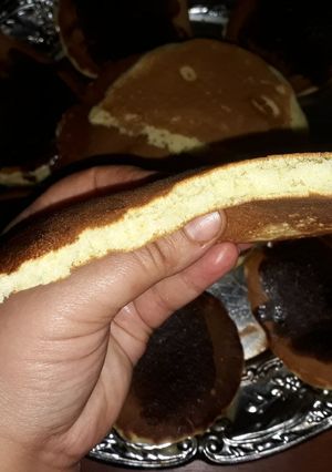 صورة لوصفة بان كيك تجربة الاولى