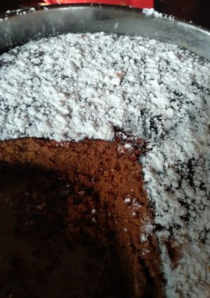 Una foto de Torta de remolacha y chocolate