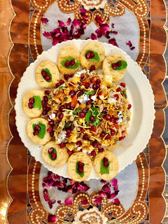 A picture of Papdi chaat.