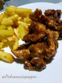 Una foto de Pollo en salsa agridulce. (Thermomix)