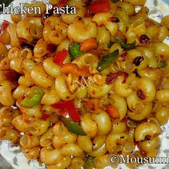 A picture of Chicken pasta.
