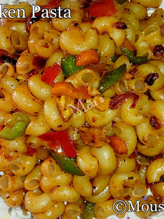 A picture of Chicken pasta.